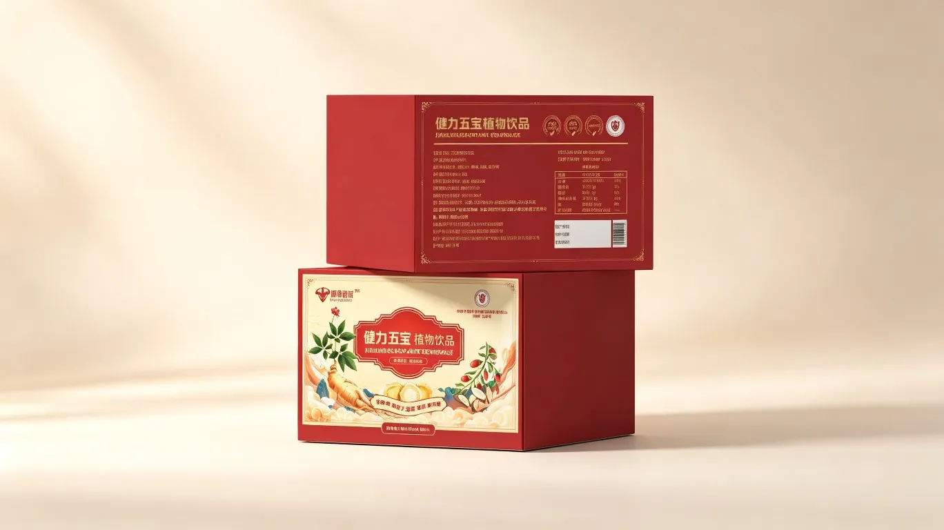 卿康健威牌健力五宝植物饮品